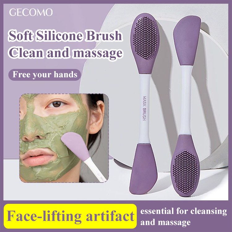 [Opening 90% off] GECOMO Silicone Double Head V-Face Brush