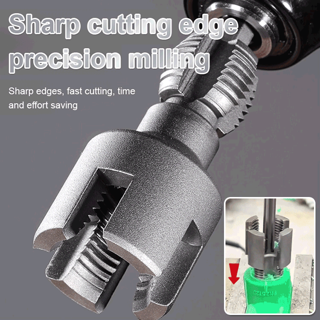 Integrated precision threading drill tool