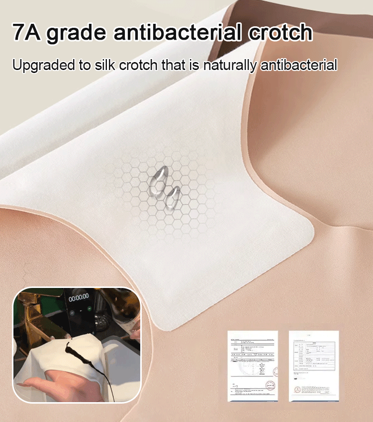 Mulberry Silk Seamless Antibacterial Panties for Woman