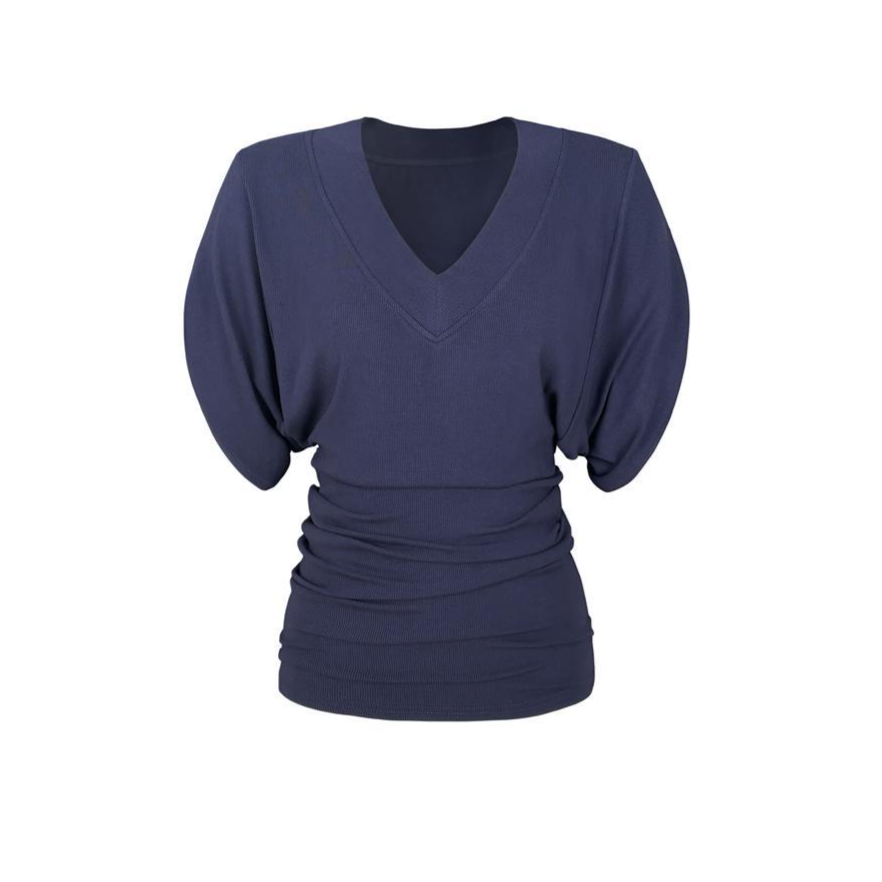 Slouchy Batwing Sleeve Blouse