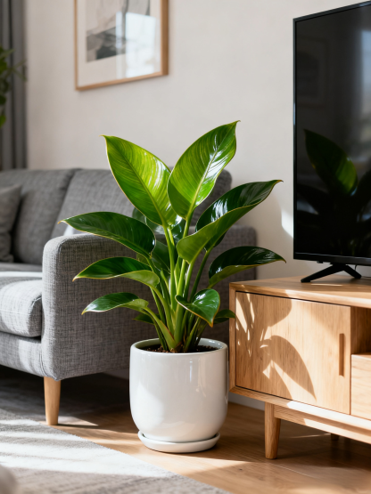 Golden Diamond Green Plants