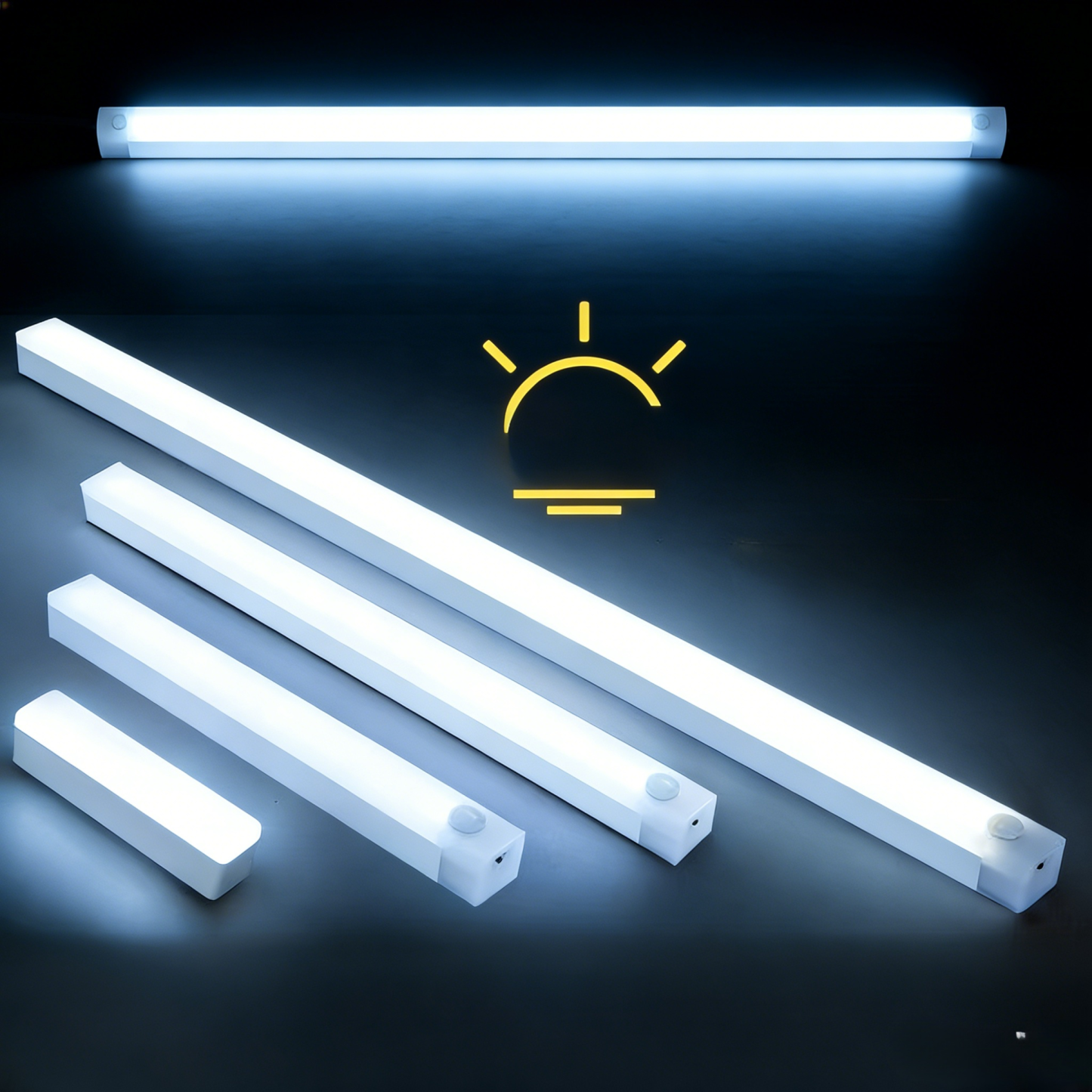 Ultra-thin sensor strip light