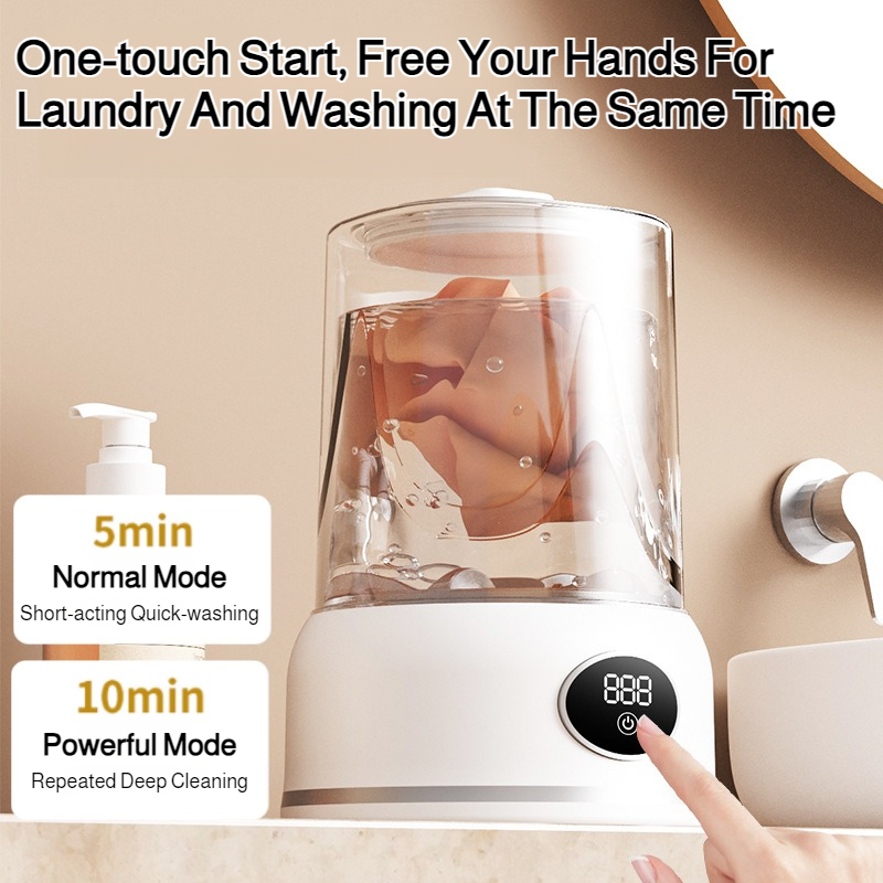 Mini wireless charging automatic small washing machine