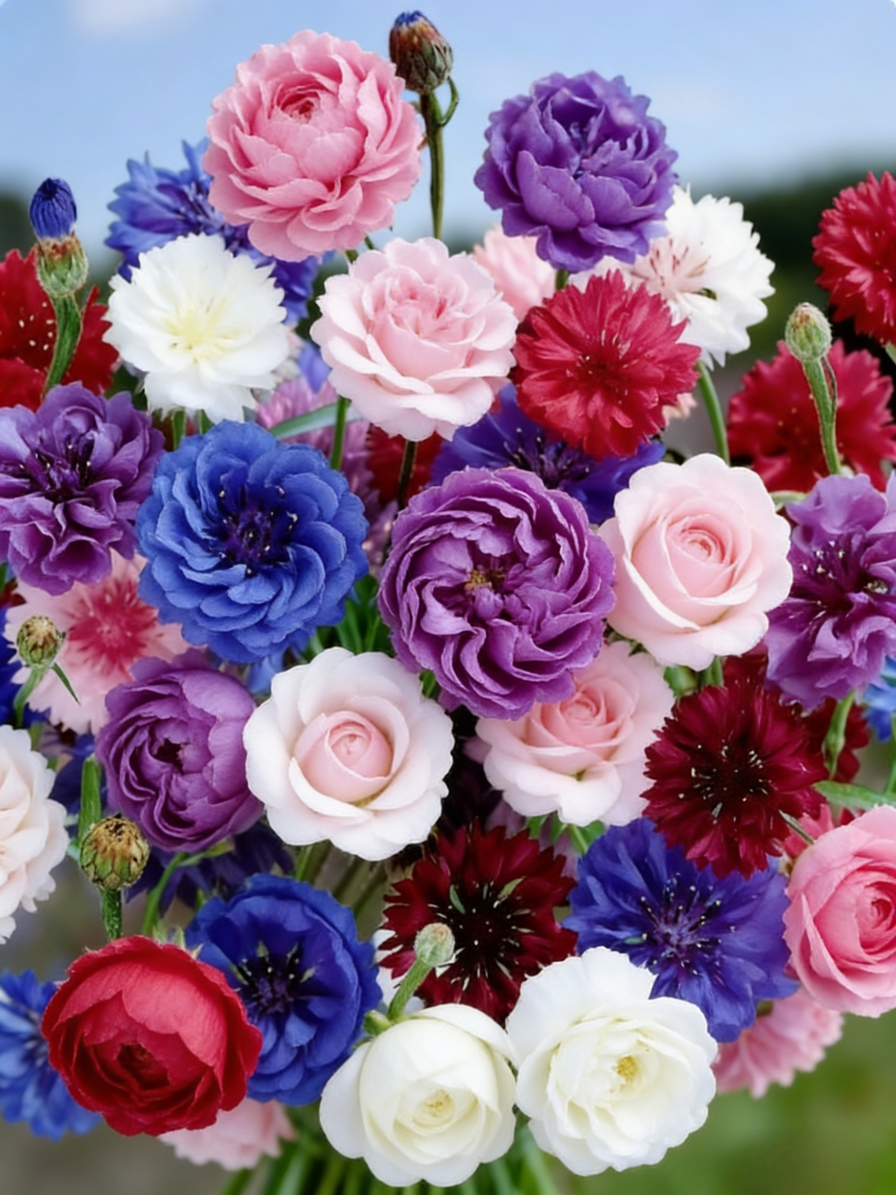 Easy-to-grow, cold-resistant cornflower seeds