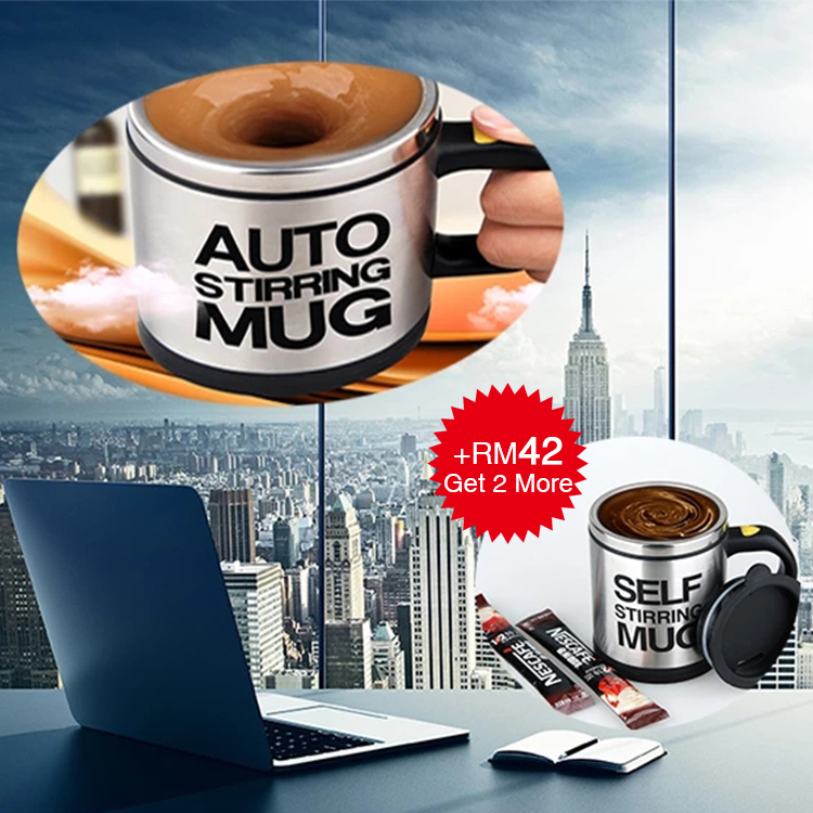 GleeVida Automatic Electric Lazy mug Mixing Coffee Tea Cup