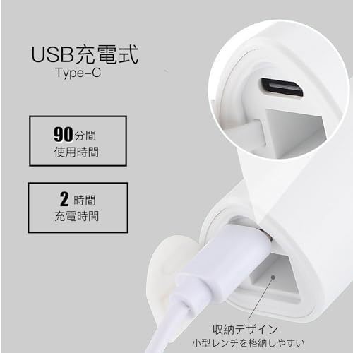可視カメラ 口腔洗浄器 USB充電式 LEDライト 4モード調節可能 家庭用 自宅 男性用 女性用 携帯便利 軽量 小型 祝日 誕生日 プレゼント ギフト