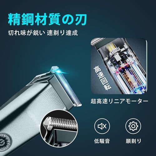 シェーバーメンズ ボディシェーバー 電気シェーバー バリカン 鼻毛カッター ヒゲトリマー 髭剃り 1台3役 多機能セット 腋毛/体毛/眉毛/すね毛/髪/フェイス用 Type-C USB充電式 LEDインジケータ 乾湿両用 日本語取扱説明書 2025革新モデル