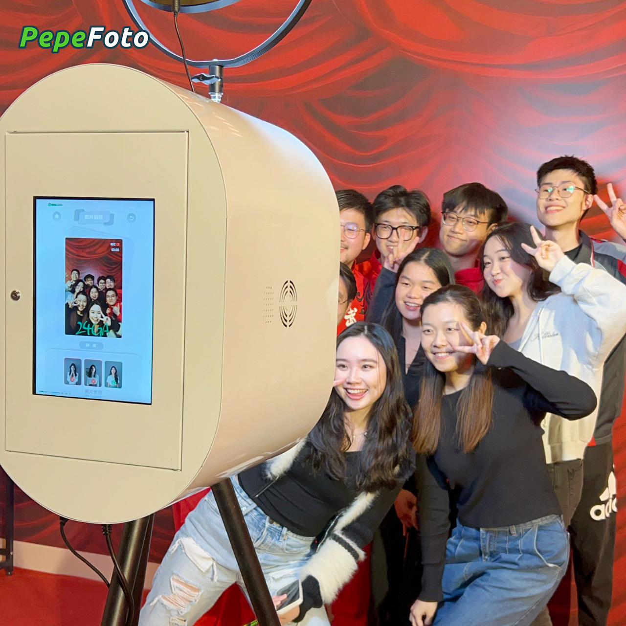 Lens signature photobooth Pepefoto镜头签