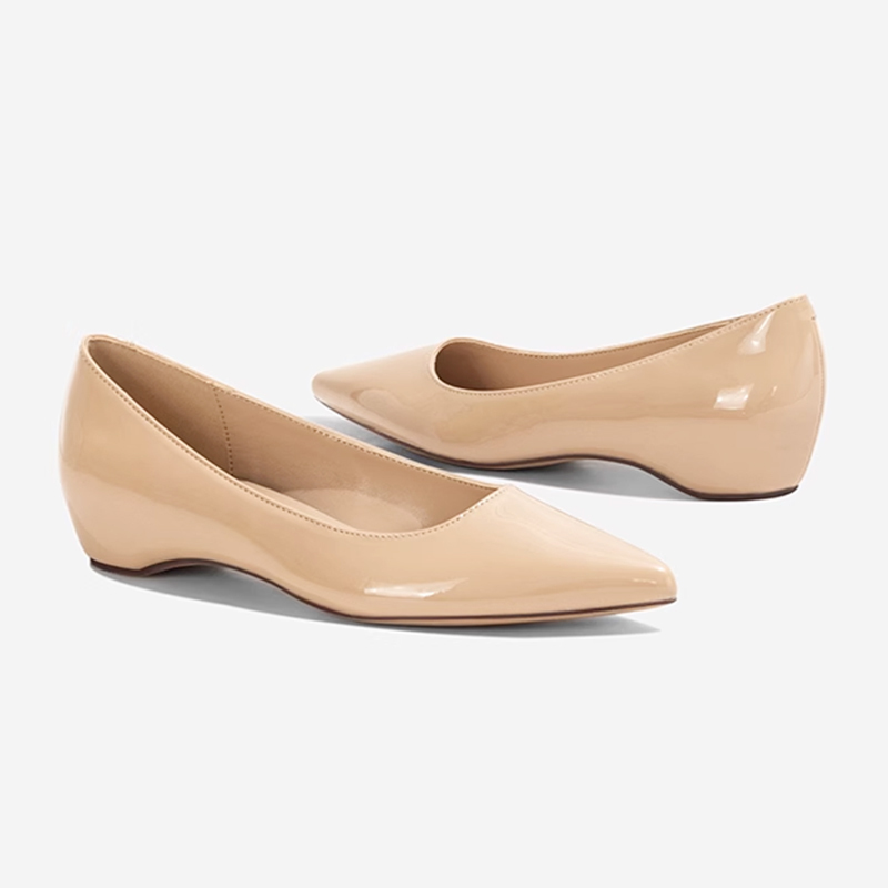 Emiwalk【新作】先細ローファー｜4.5cmヒールアップ｜すっきり脚長効果 - 1010463699 - emiwalk