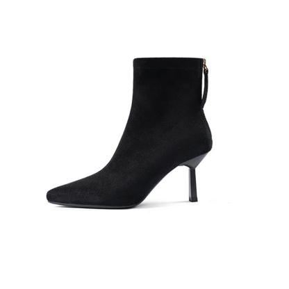 +7cmUP ストレッチブーツ｜細ヒールで脚長効果 - 1011015208 - emiwalk