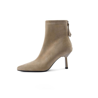 +7cmUP ストレッチブーツ｜細ヒールで脚長効果 - 1011015208 - emiwalk