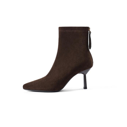 +7cmUP ストレッチブーツ｜細ヒールで脚長効果 - 1011015208 - emiwalk