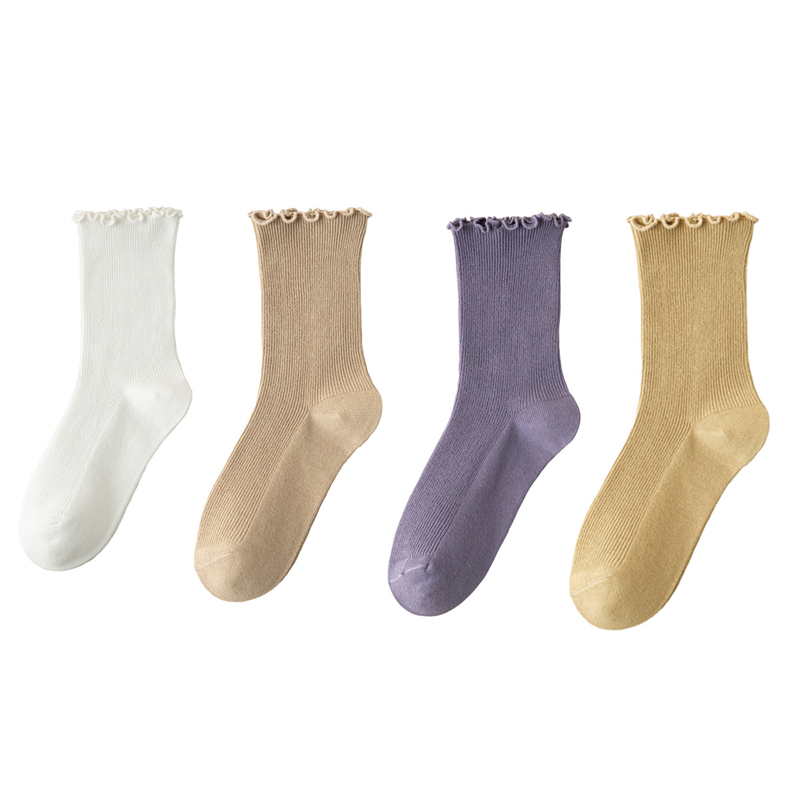 【超シンプルに合わせやすい】かわいいレースソックス - 1011060307 - emiwalk