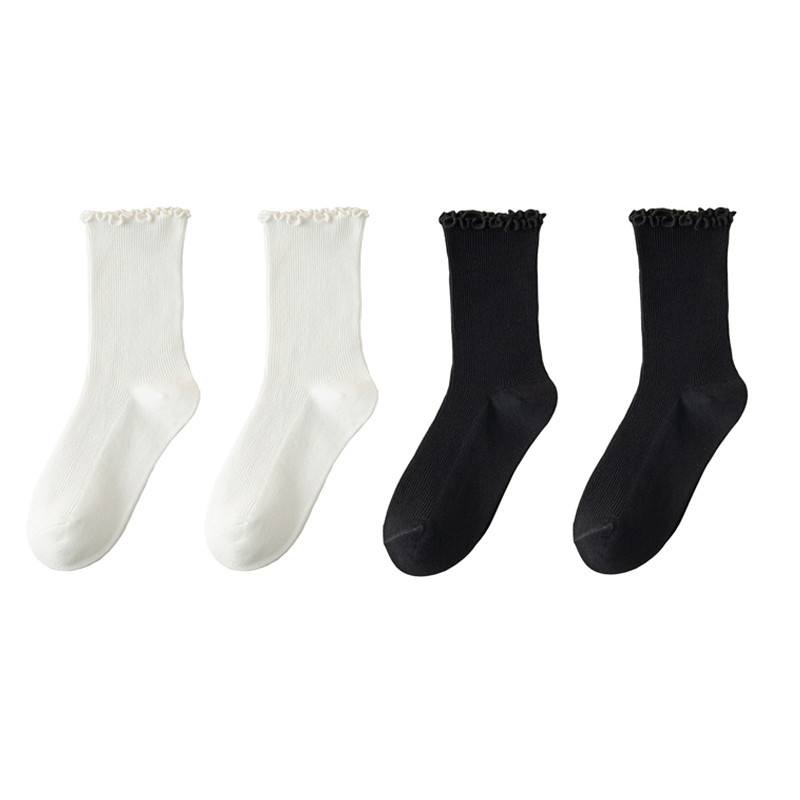 【超シンプルに合わせやすい】かわいいレースソックス - 1011060307 - emiwalk