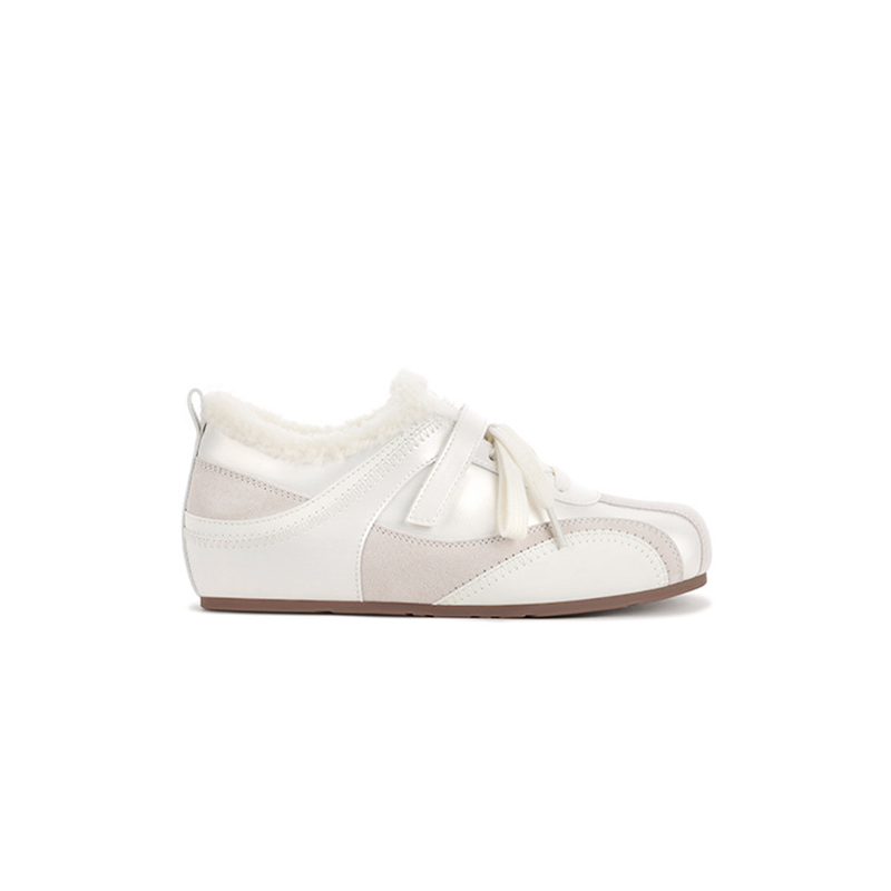 カラーブロック マジックテープ式インヒール付きドイツ軍シューズ|アーチサポート＆超軽量設計-emiwalk