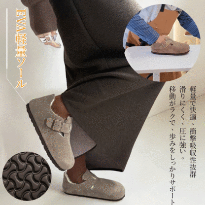 EVA軽量ソールの衝撃吸収性と強力な防滑パターンの接写