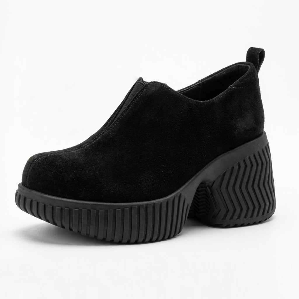 「7.5cmのヒール高さ」幅広対応・甲高OK｜単裏と裏起毛の2タイプから選べます