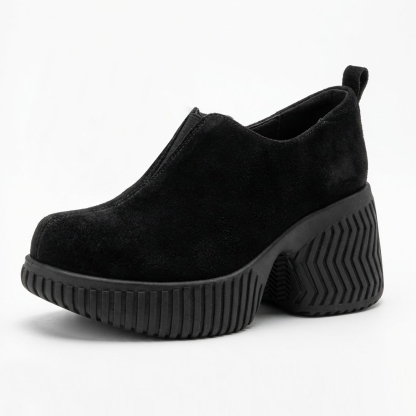 「7.5cmのヒール高さ」幅広対応・甲高OK｜単裏と裏起毛の2タイプから選べます