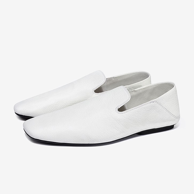 Emiwalk スクエアトゥ ミニマル ローファー レディース - 1010721123 - emiwalk