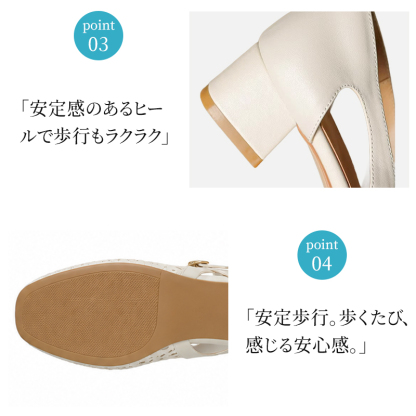 【SNS話題沸騰★疲れにくい】ハンドメイド編み込み スクエアトゥ メリージェーンシューズ 通気性 切り替え 3cm太ヒール/ローヒール バックル付き 通勤/デイリー/レトロ