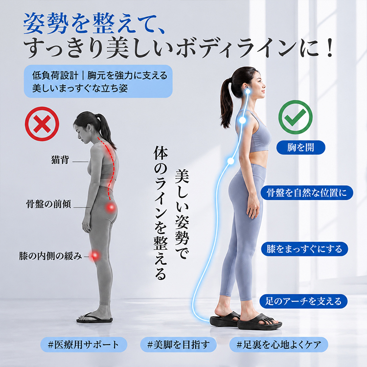 滑りにくい 5本指スリッパ