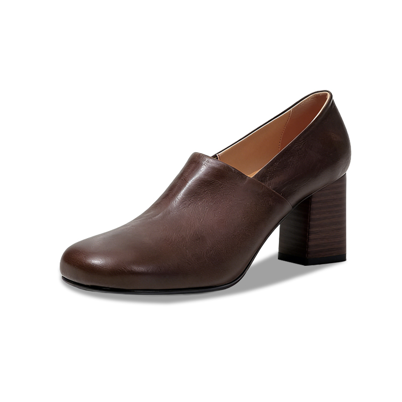 シンプル 深履きパンプス