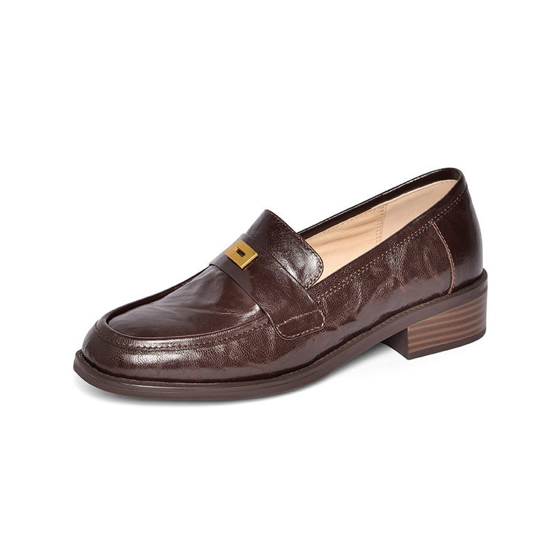 金具付きローファー｜通勤にぴったり、軽量で滑りにくい - 1010948571 - emiwalk