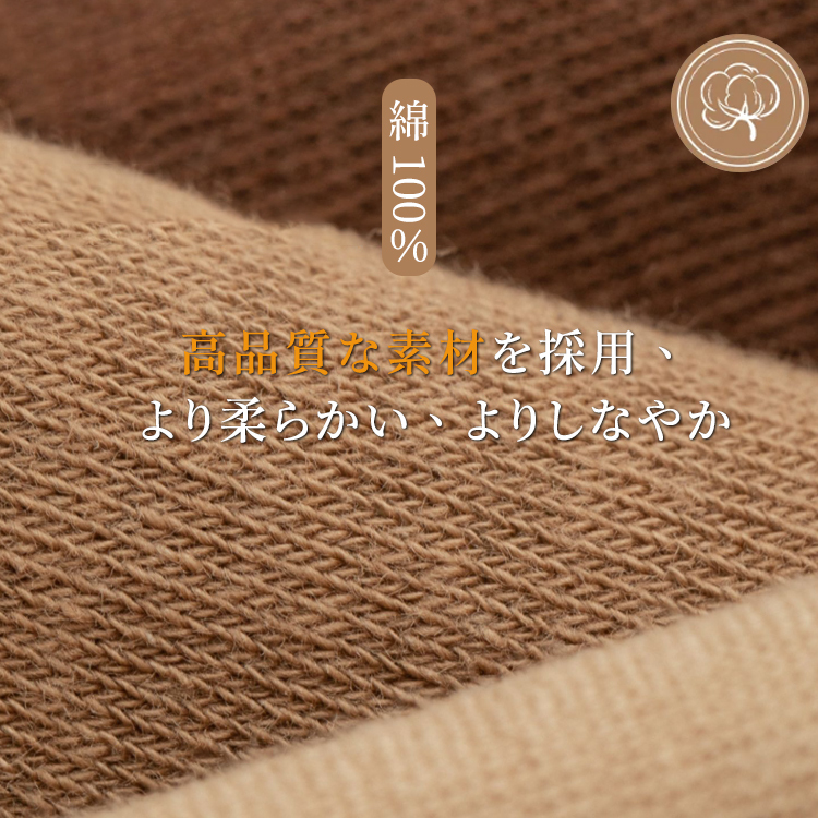 高品質な綿100%素材の繊維拡大図 より柔らかく、よりしなやかな肌触りの証明