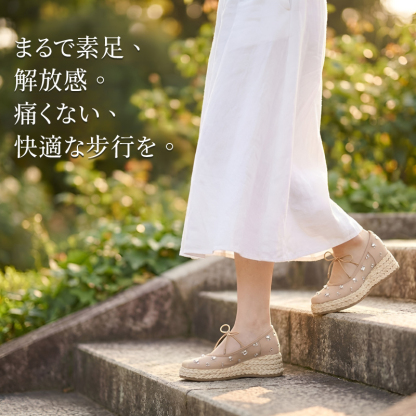 SL-E网纱轻量草编坡跟玛丽珍