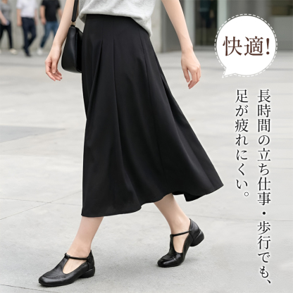 Emiwalk 立ち仕事でも疲れにくい 2.5cmローヒール 着用イメージ