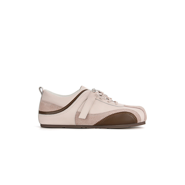 カラーブロック マジックテープ式インヒール付きドイツ軍シューズ|アーチサポート＆超軽量設計-emiwalk