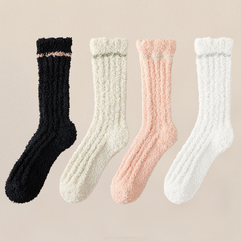 保温フリースソックス