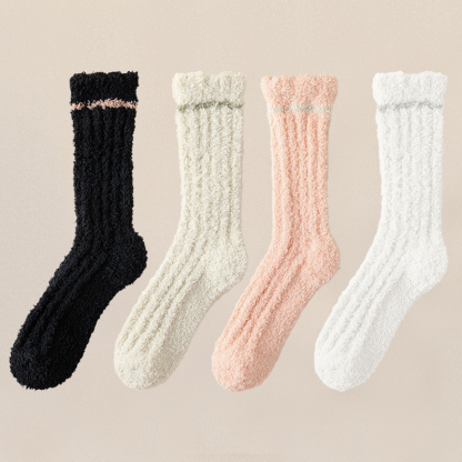 保温フリースソックス