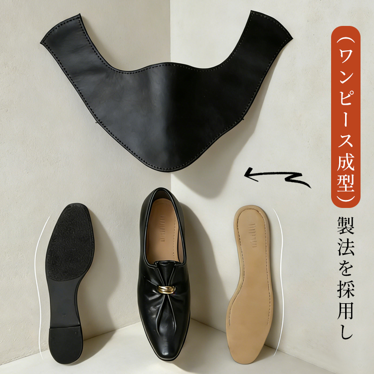 フィット感を高めるワンピース成型製法と構造パーツの紹介