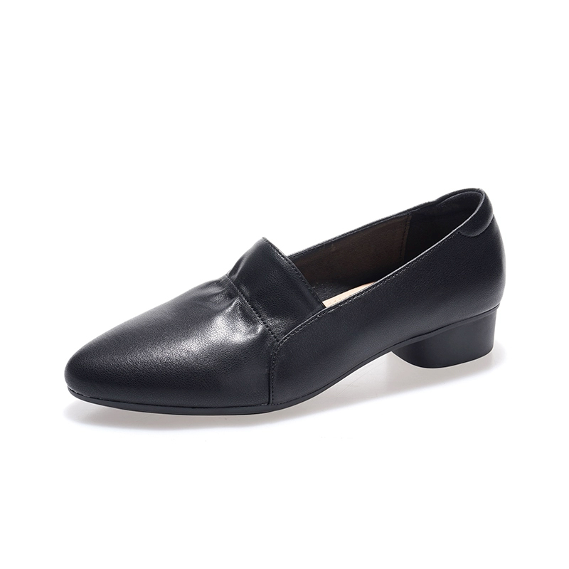 「素材・フィット感をグレードアップ版に刷新」牛革製の浅口・尖頭パンプス| 通勤・お出かけに最適 - 1011160828 - emiwalk