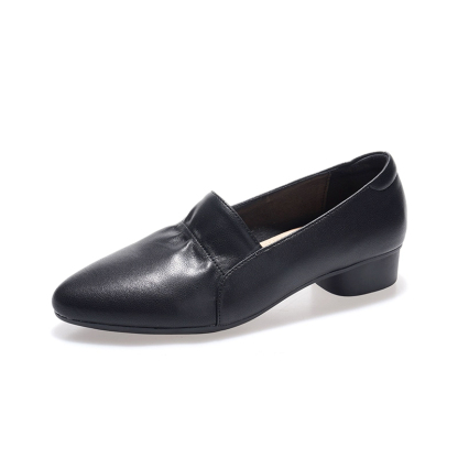 「素材・フィット感をグレードアップ版に刷新」牛革製の浅口・尖頭パンプス| 通勤・お出かけに最適 - 1011160828 - emiwalk