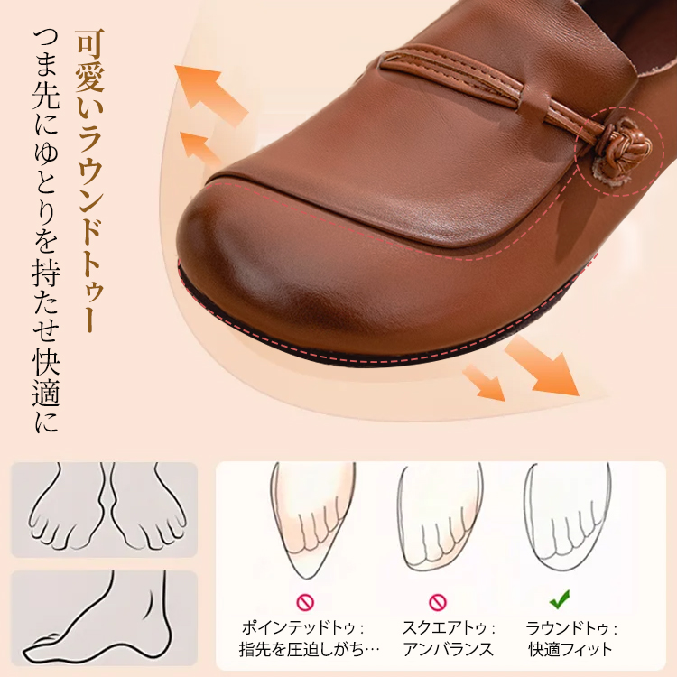 4E幅広仕様の比較解説 普通の足幅と本製品のゆったり設計の視覚的違い