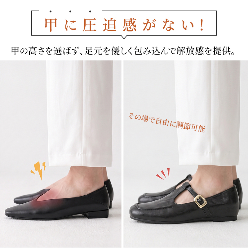深みのあるブラウンが映える、ヴィンテージ風ローファー。こっそりヒールアップ設計で、柔らかくシワ感のある本革を使用。ゆったりとしたスクエアトゥで、どんなコーデにも合わせやすい一足。