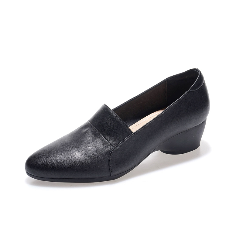 「素材・フィット感をグレードアップ版に刷新」牛革製の浅口・尖頭パンプス| 通勤・お出かけに最適 - 1011160828 - emiwalk