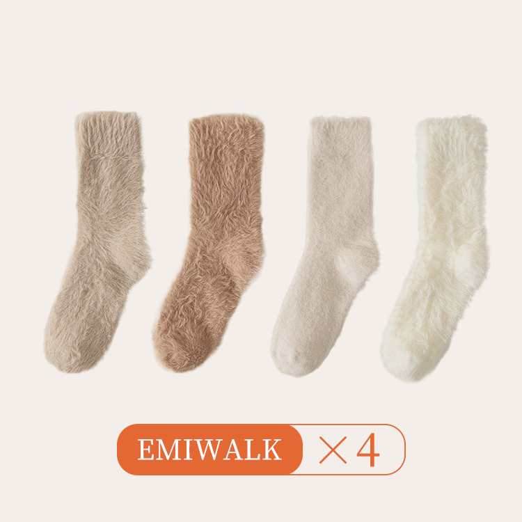 とろけるミンク ルームソックス