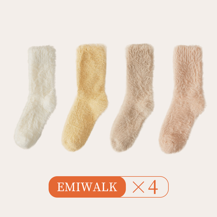 とろけるミンク ルームソックス