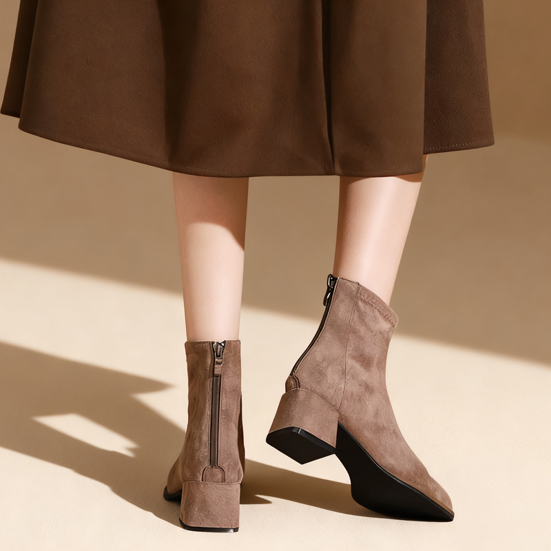 超快適ストレッチブーツ｜5cm・7cmヒールアップ - 1010996676 - emiwalk