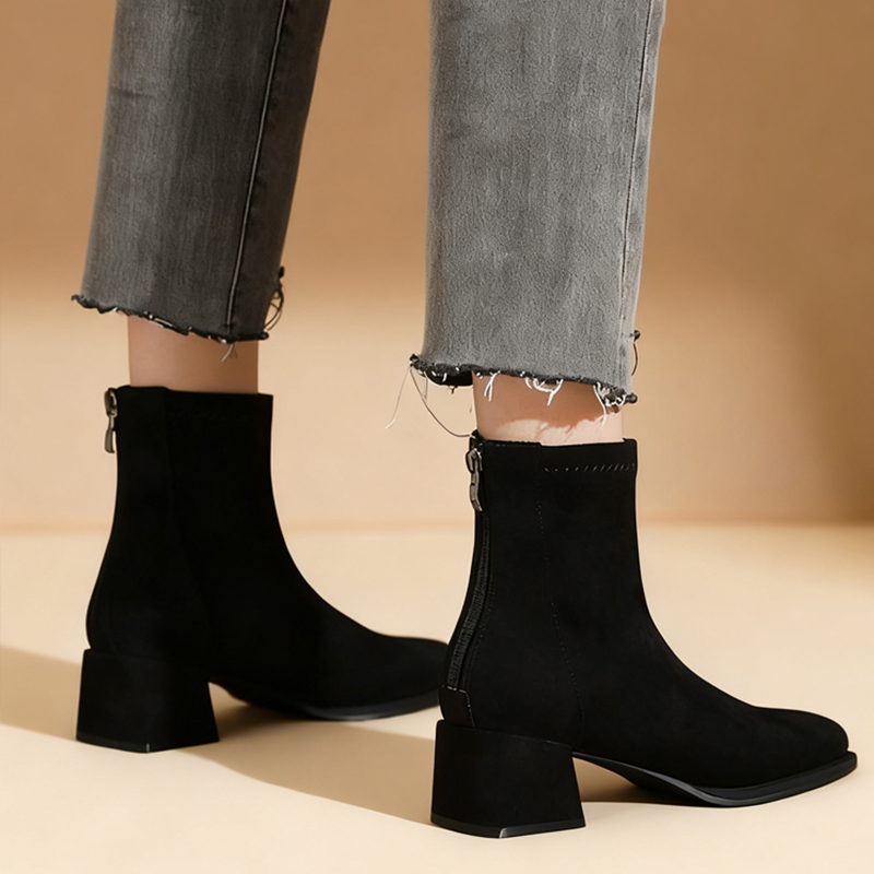 超快適ストレッチブーツ｜5cm・7cmヒールアップ - 1010996676 - emiwalk