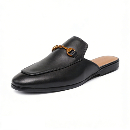 オフィスに最適なローファー風ハーフミュール