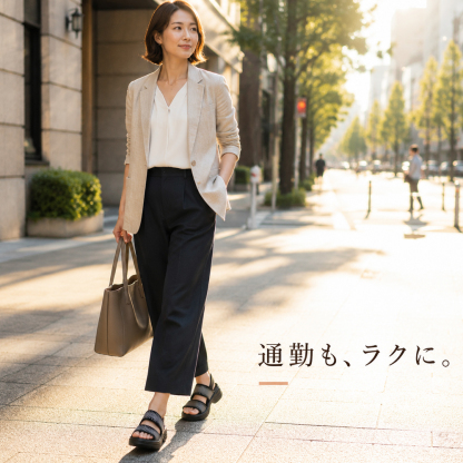 厚底・軽量・快適なサンダル