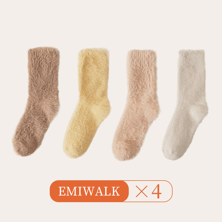 とろけるミンク ルームソックス