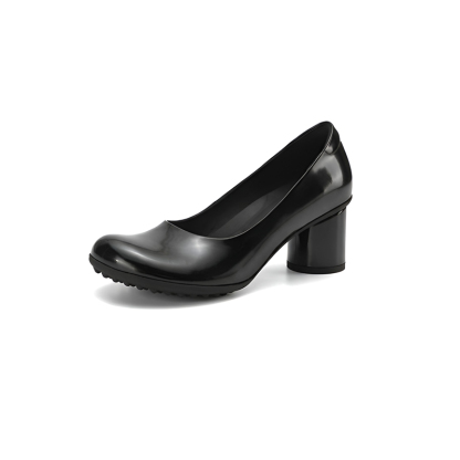 【新作】マンゴーヘッド マリージェーン シューズ 防滑ソール 5cm・7cmヒール 幅広 外反母趾対応 レディース 靴 通勤 おしゃれ 定番 2色