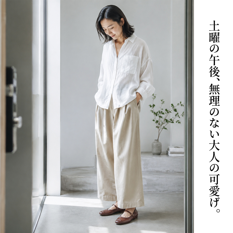 クラシックなブラック・フラット・バレエシューズ