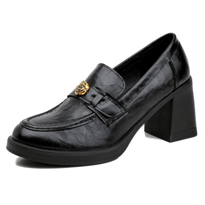 7cmヒールアップのローファー｜単裏・裏起毛の2タイプ 脚長効果で· ロングアウターとも好相性 - 1011404808 - emiwalk