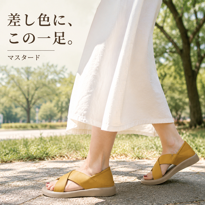 【極上の履き心地】 2way 厚底 サンダル レディース 幅広 4E ワイド設計 つっかけ スリッパ ストラップ 脱ぎ履きラクラク ストレッチ素材 痛くない 柔らかい 耐屈曲性